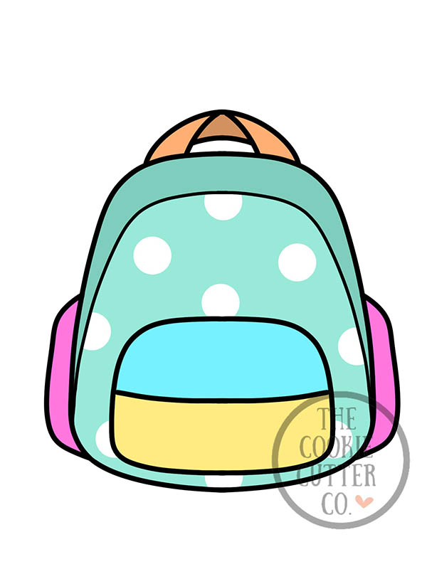 Back Pack cookie cutter