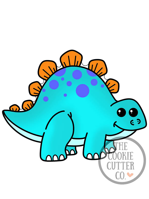 Blue Dino cookie cutter