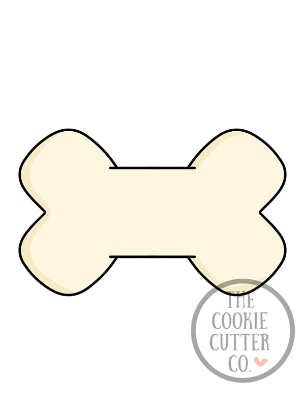 Dog Bone cookie cutter