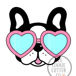 Boston Heart Glasses cookie cutter