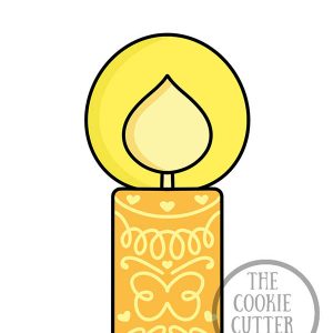 Candle cookie cutter