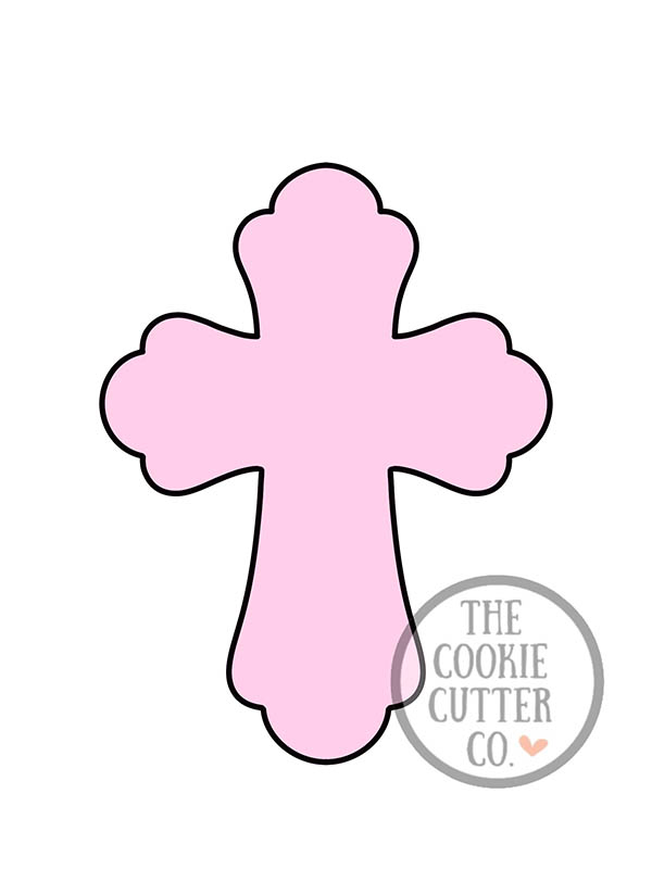 Cross cookie cutter
