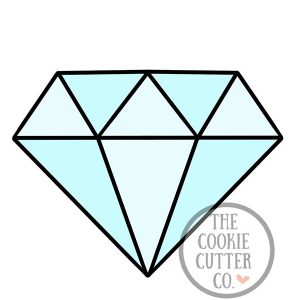 Diamond cookie cutter
