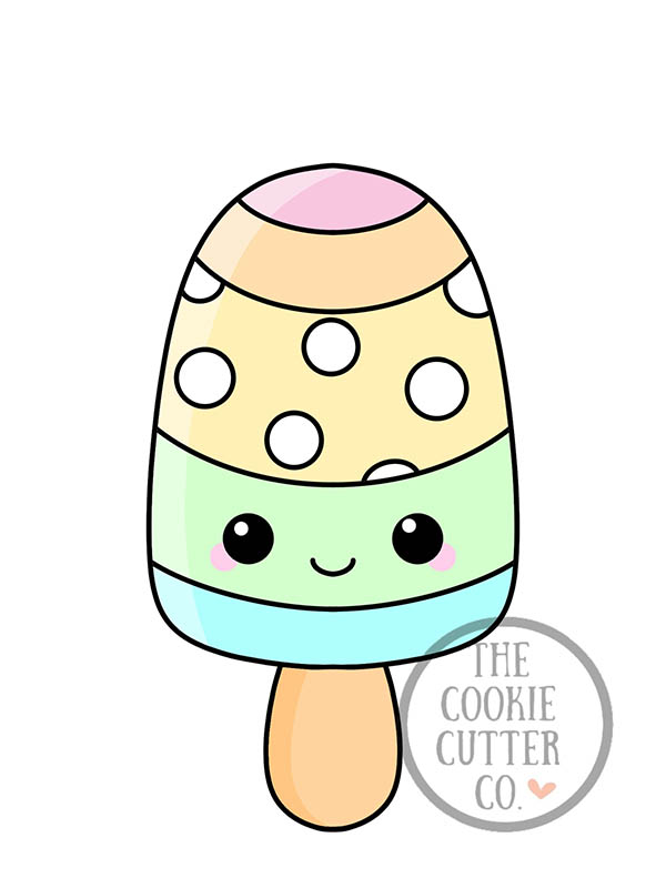 Egg Ice Lolly cookie cutter The Cookie Cutter Co