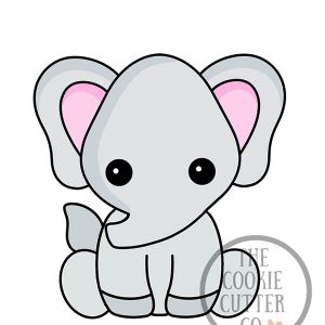 Elephant (Full body) cookie cutter