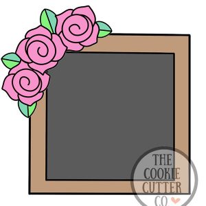 Floral Board cookie cutter