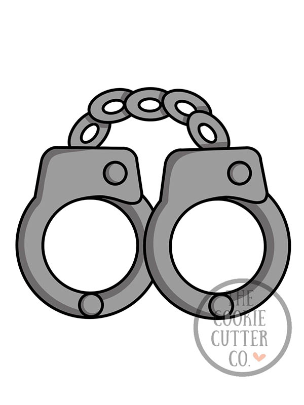 Hand Cuffs cookie cutter