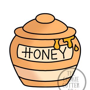 Honey Pot cookie cutter