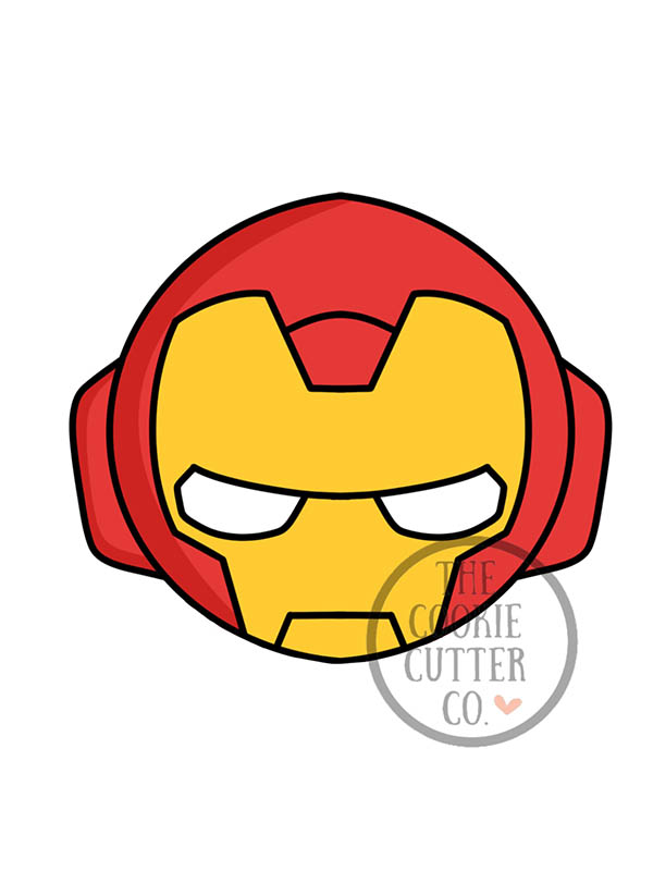 Iron Man cookie cutter