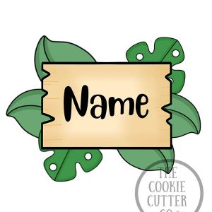 Jungle Plaque cookie cutter