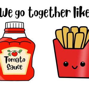 Ketchup & Fries Mini Set