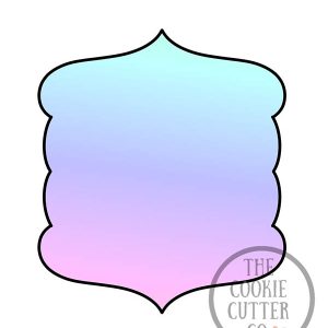 Lexi Plaque cookie cutter