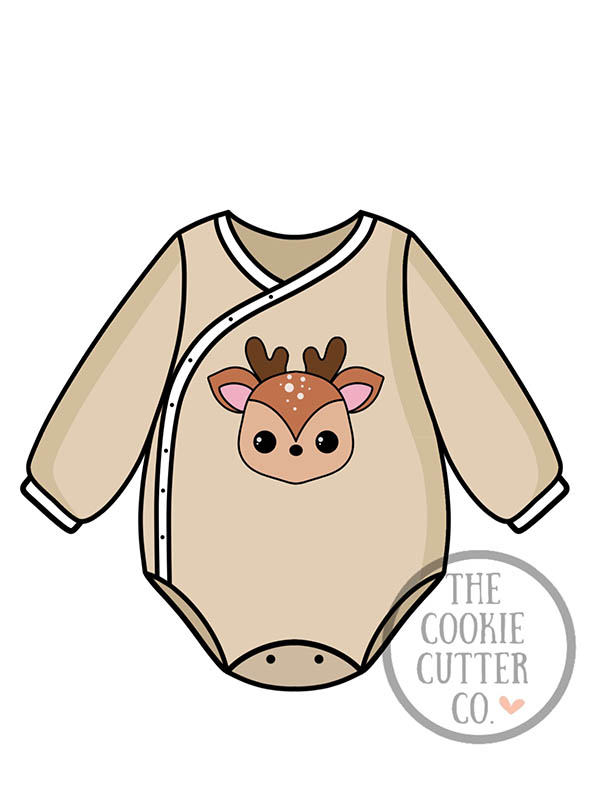 Long Sleve Onesie cookie cutter