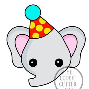 Party Elephant cookie cutter