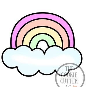Rainbow Clouds cookie cutters