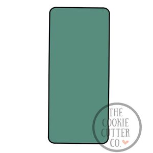 Rectangle (Curved Edges) cookie cutter