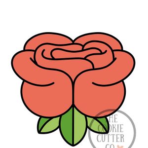 Red Rose cookie cutter