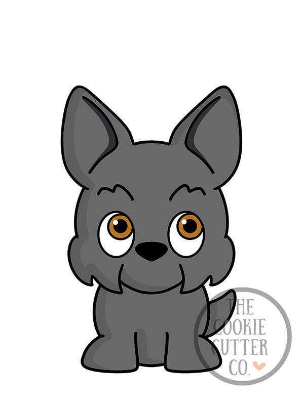 Scotty Dog cookie cutter