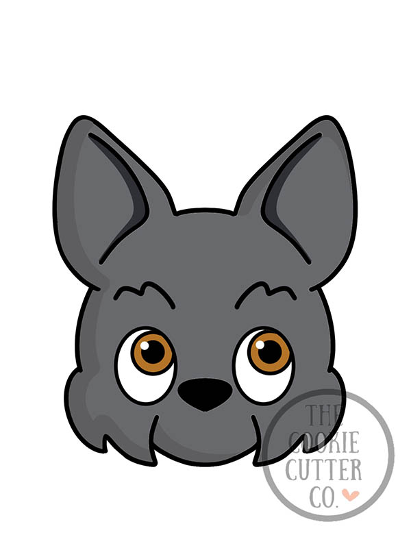 Scotty Face cookie cutter