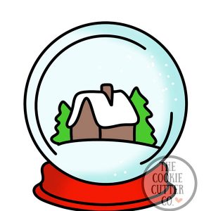 Snow Globe cookie cutter
