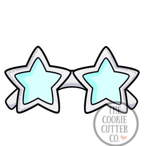 Star Glasses cookie cutter
