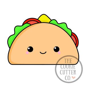 Taco cookie cutter