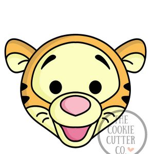 Tigger face cookie cutter