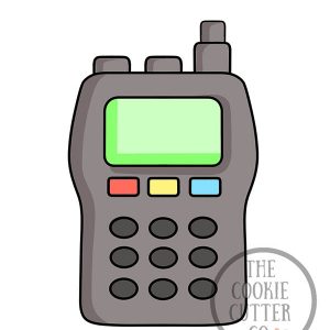 Walky Talky cookie cutter