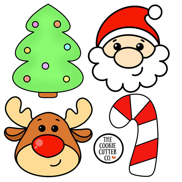 Christmas Mini Set 2 The Cookie Cutter Co