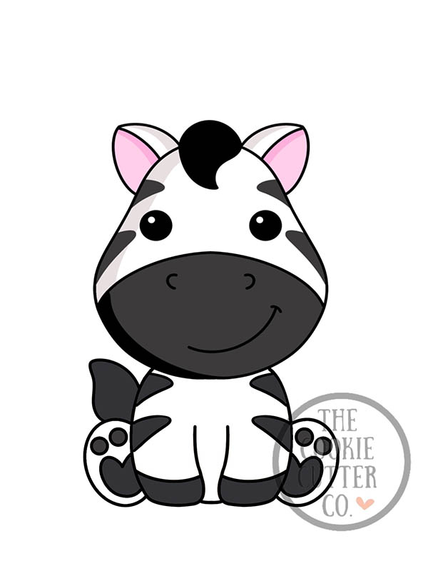 Zebra (Full body) cookie cutter