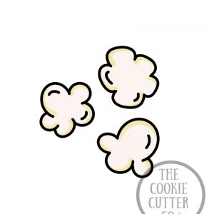 Popcorn Trio Mini cookie cutters