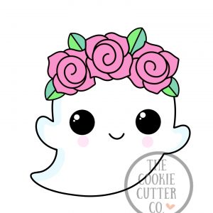 Floral Ghost cookie cutter