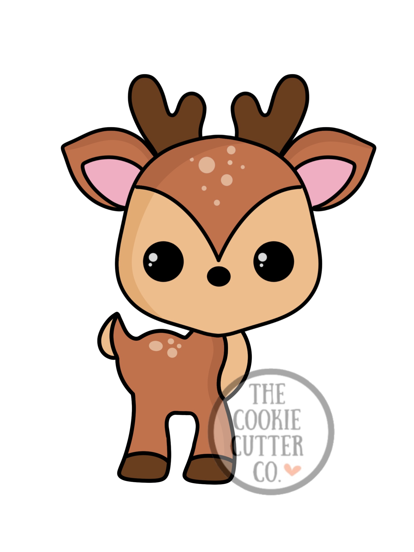 Deer Full Body cookie cutter