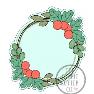 Christmas Flower Circle cookie cutter