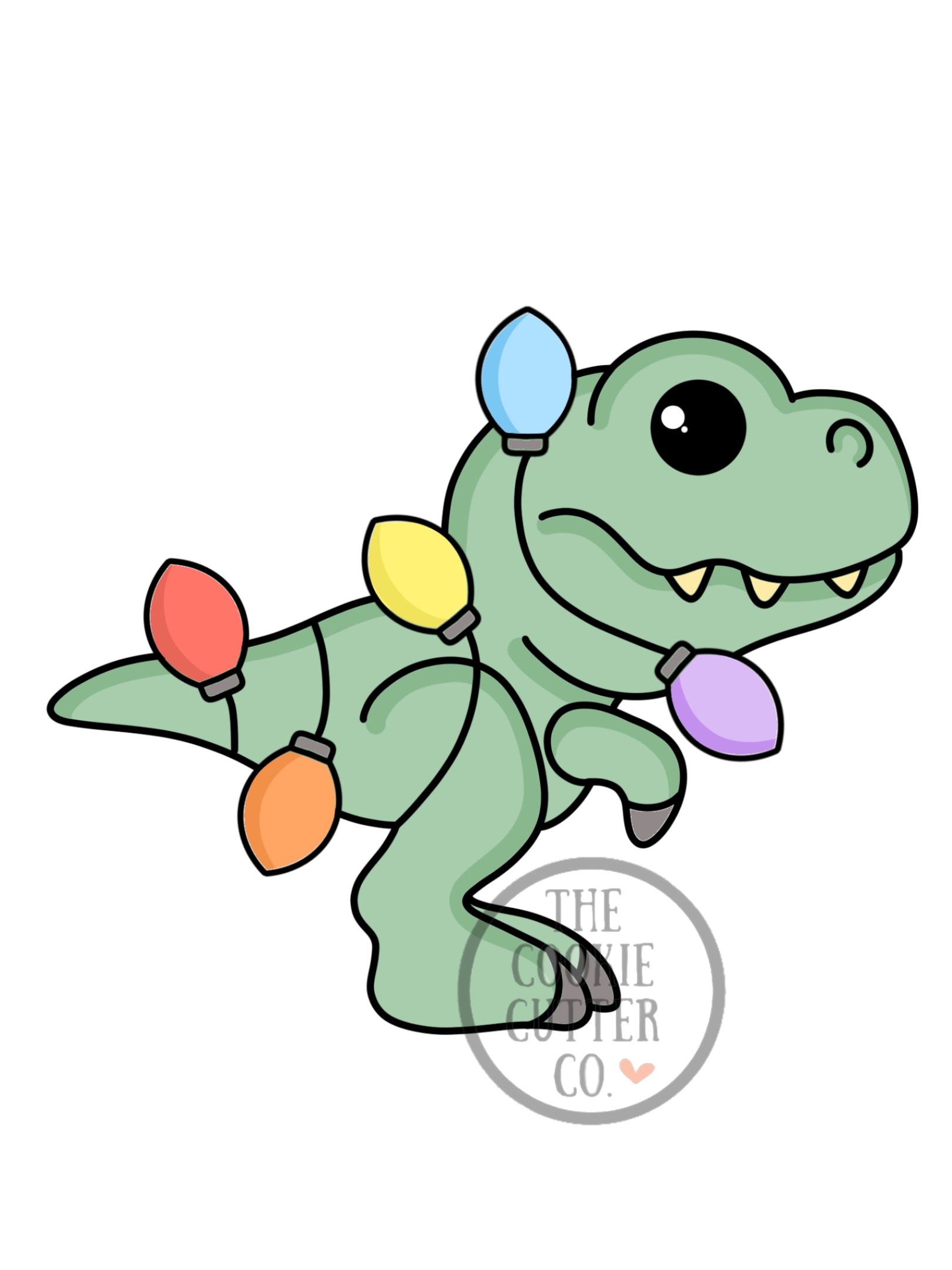 Tree-Rex cookie cutter