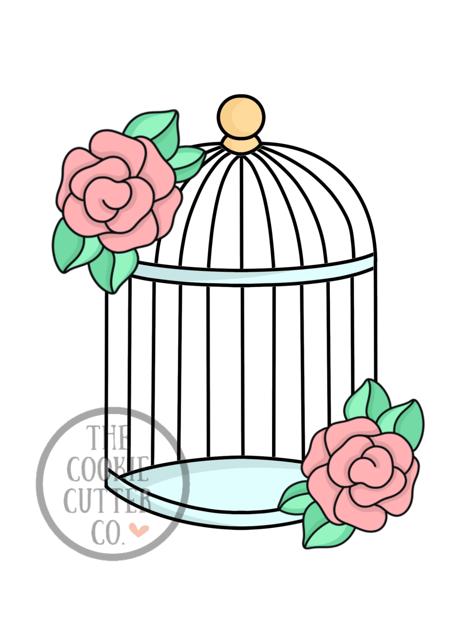 Birdcage cookie cutter