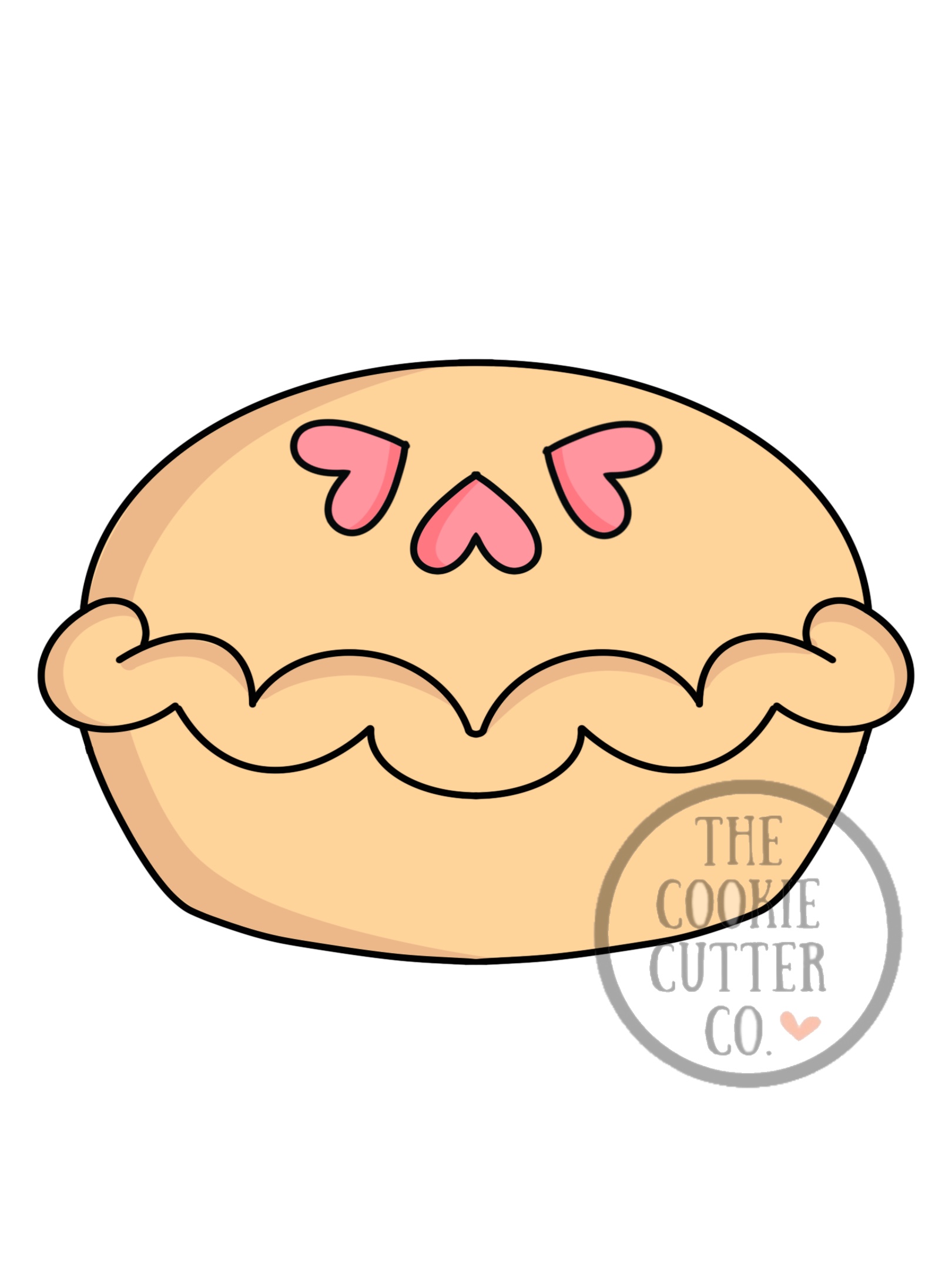 Pie cookie cutter