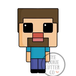 Minecraft Steve cookie cutter