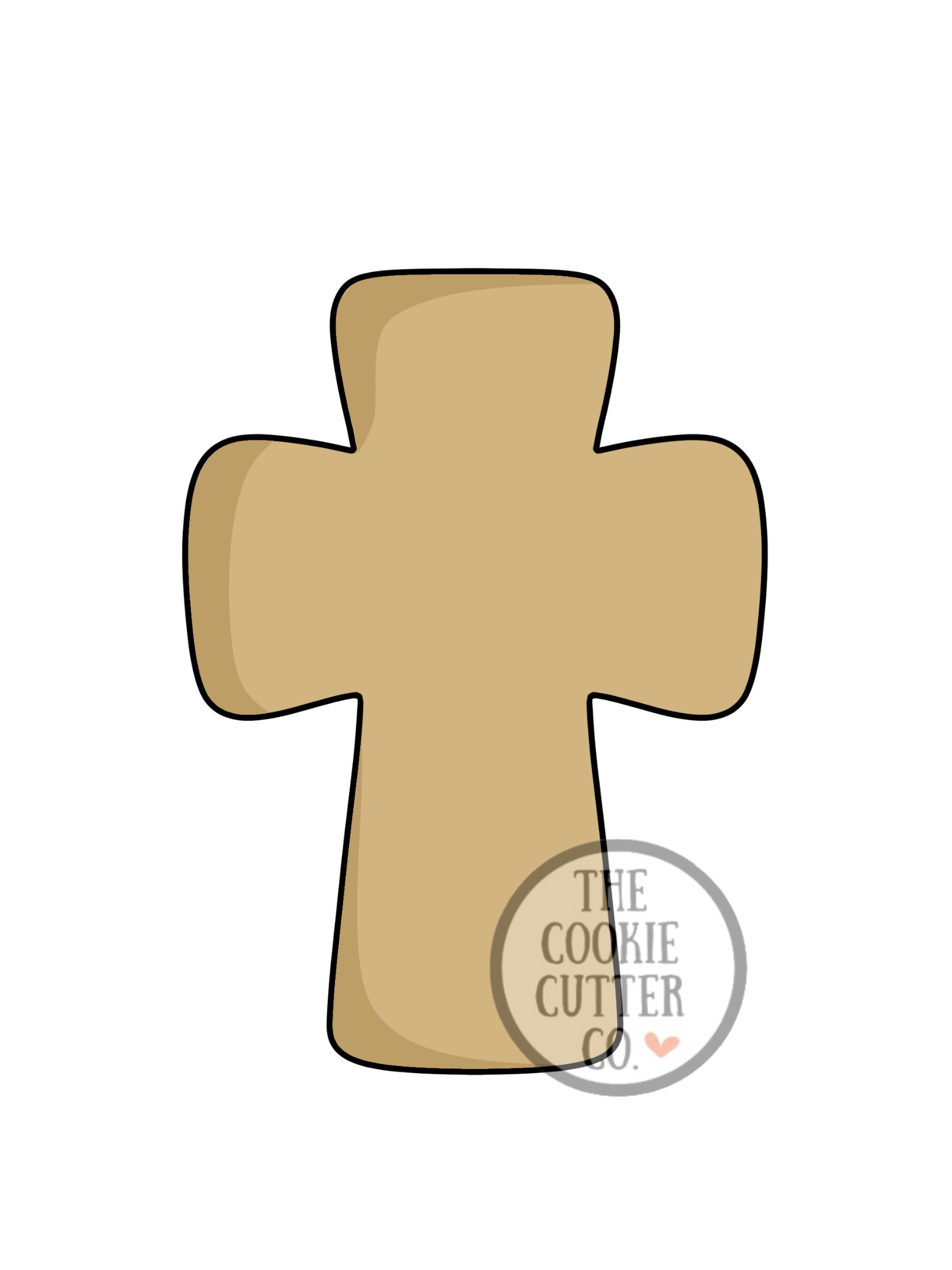 Chubby Cross cookie cutter