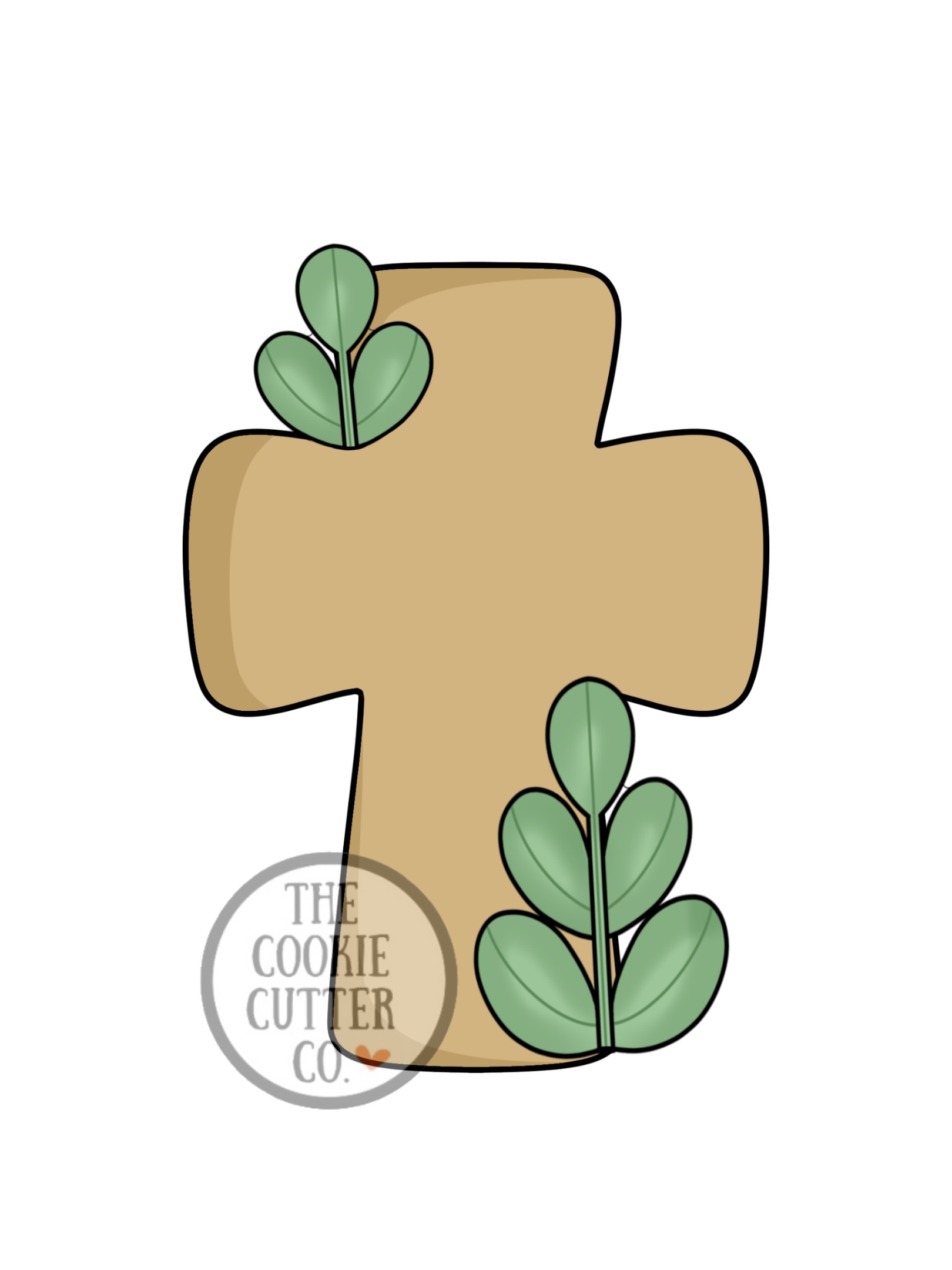 Chubby Floral Cross