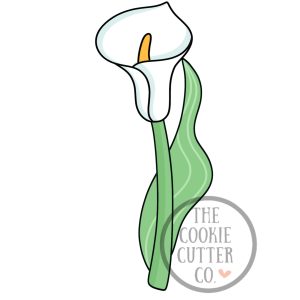 Long Stem Lilly cookie cutter