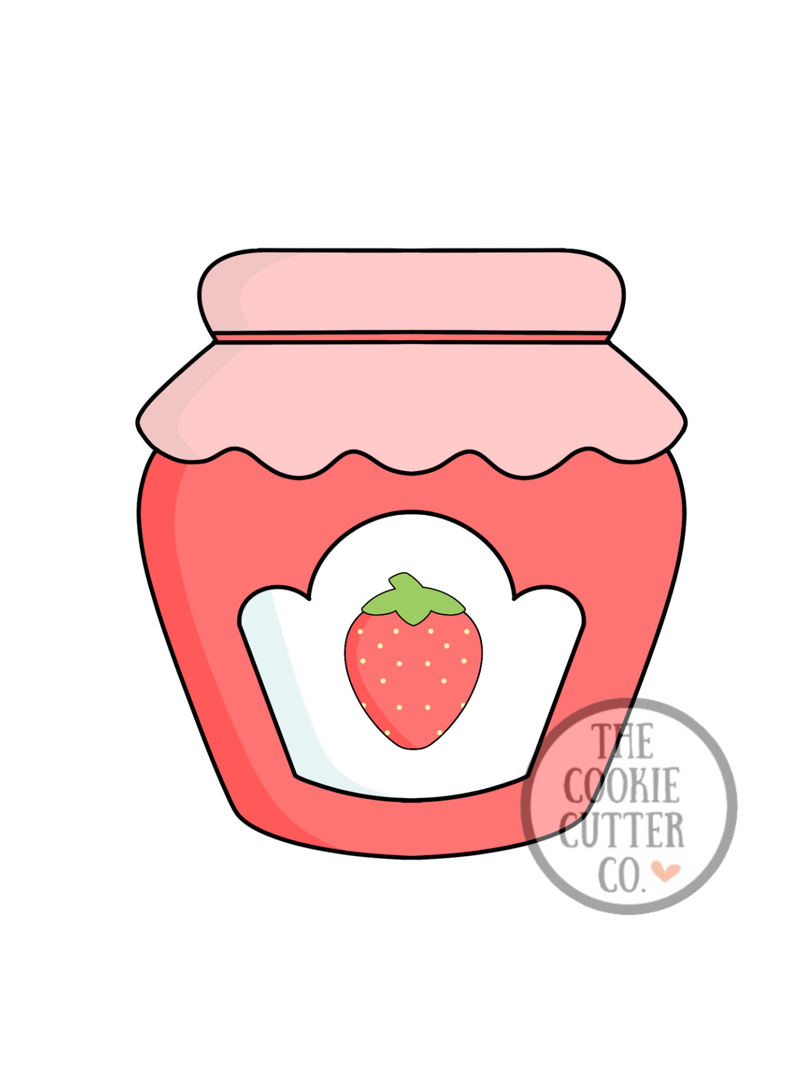 Jam Jar cookie cutter