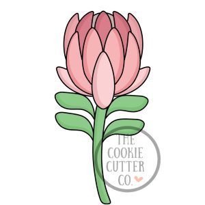 Long Stem Protea cookie cutter