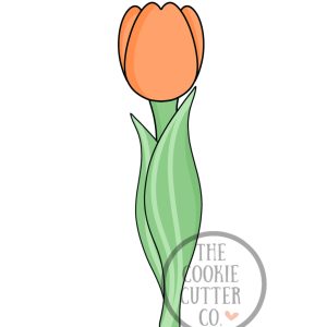 Long Stem Tulip cookie cutter