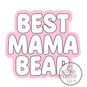Mama Bear cookie cutter