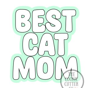Cat Mom cookie cutter
