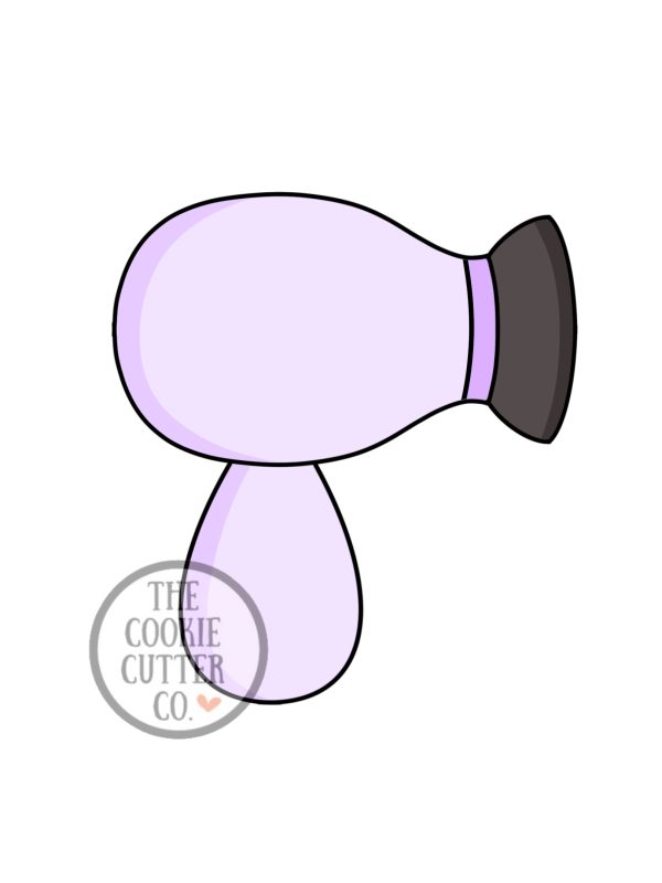 Hair Dryer cookie cutter The Cookie Cutter Co
