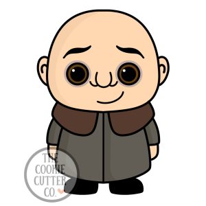 Fester Addams cookie cutter