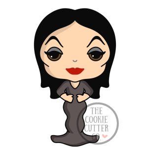 Morticia Addams cookie cutter