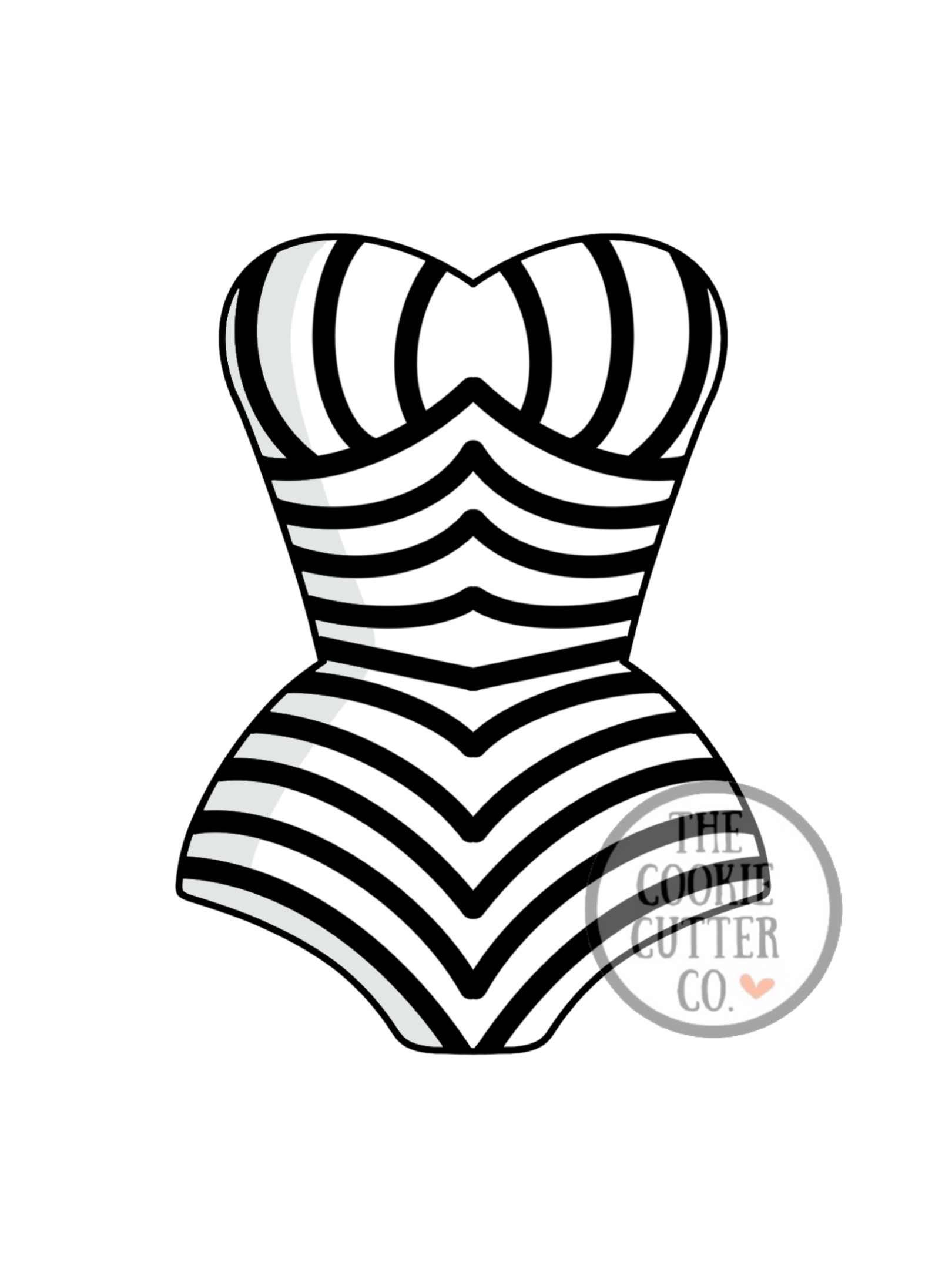 Barbie Swimsuit cookie cutter